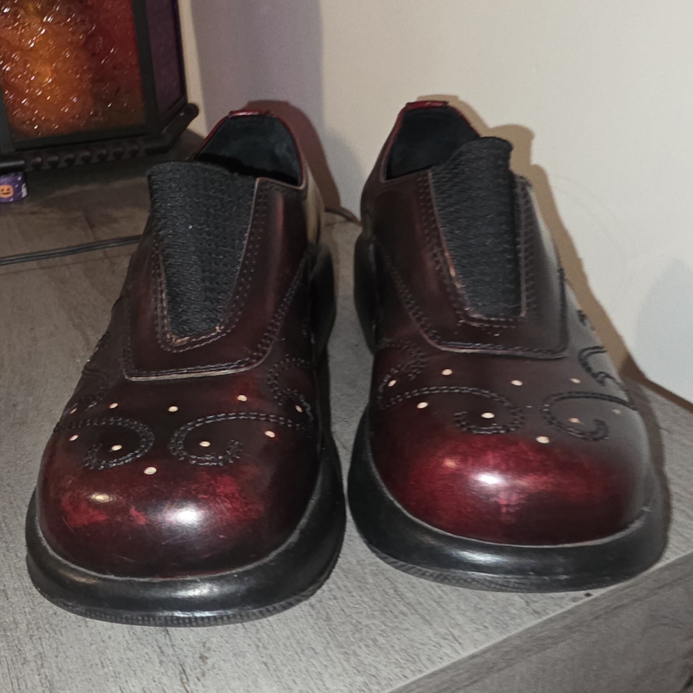 Dansko Burgundy Slip-On Loafers